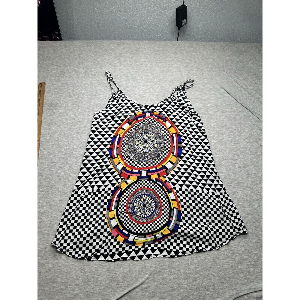 Red Carter Shay‎ Mini Dress Geometric Multicolor Size L